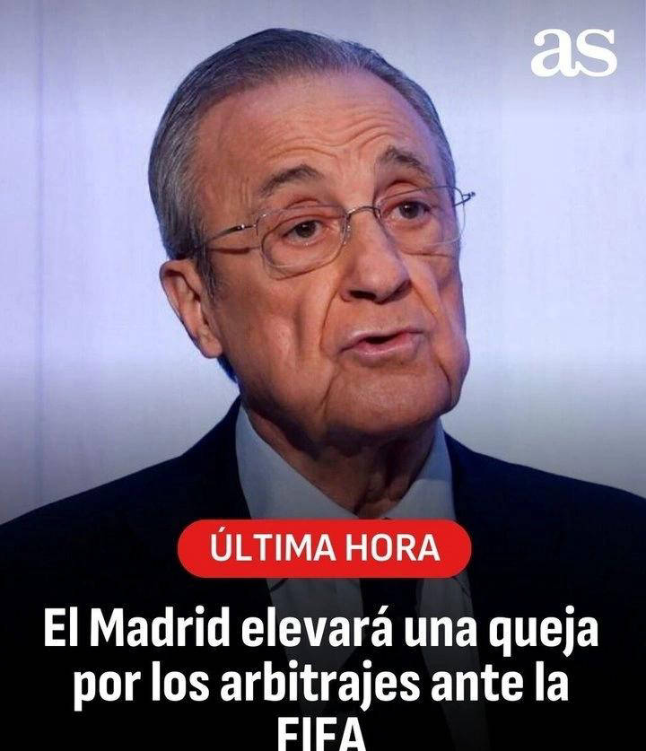 皇馬(mǎ)对裁判争议不(bù)满，向FIFA投诉西甲裁判并提交误判报告